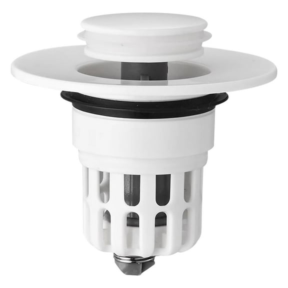 JoyMoreHome Bathroom Sink Stopper, Basin Pop Up Sink Drain Strainer, Anti-Leakage and Clogging, with Hair Catcher