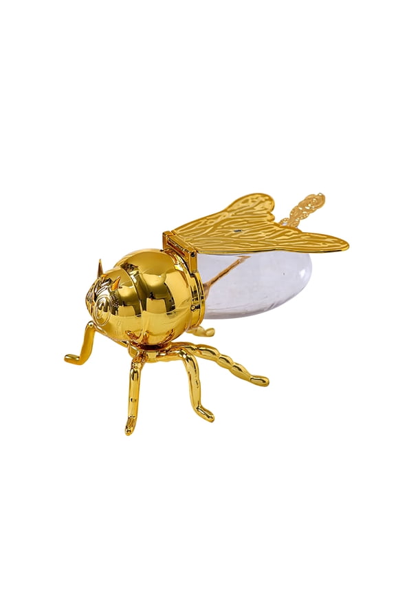 Bee Shape Jar Bowl with Lid, Condiment Dispenser, Decorative Condiment Container for Kitchen