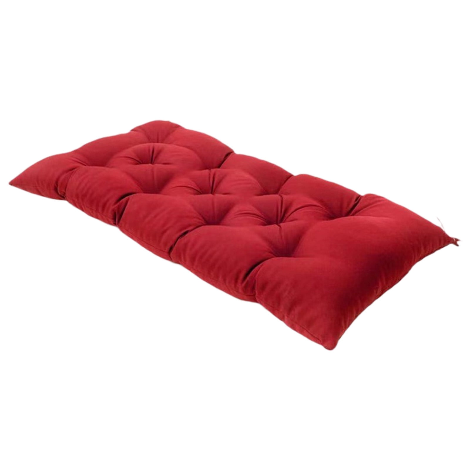 JoyMoreHome Bench Cushions 19.68x39.37 Inch Patio Outdoor Swing Chair Cushion with Fixed Strape, for Garden Lounger Waterproof Chair Seat Replacement Pads