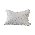 thumbnail image 1 of JoyMoreHome Bow Pattern Pillow Cover, 18.9x29.1 Inch Cute Soft Cozy Breathable Pillowcase with Ruffles, for Bedroom, Bed, Sofa, Livingroom, 1 of 6