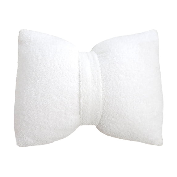 JoyMoreHome Bow Shape Pillow, Plush Bow Cushion Decor, Solid Color Bow Throw Pillow for Livingroom, Sofa, Bedroom, Office