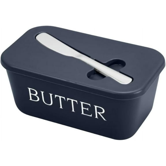JoyMoreHome Butter Dish Box With Lid And Knife For Kitchen, Butter Storage Box With Cover And Knife