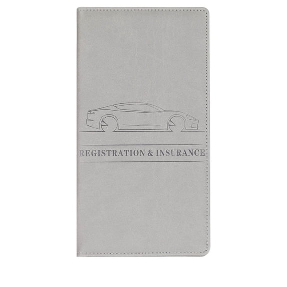 JoyMoreHome Car Registration and Insurance Holder, Auto Card Document Glove Box Organizer with Magnetic Closure, Universal Vehicle Interior Accessories for Cars SUVs