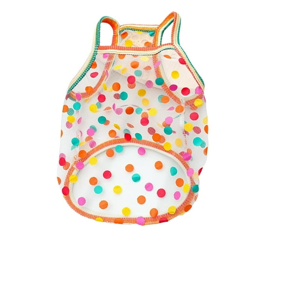 JoyMoreHome Cat Dog Shirts, Sleeveless for Breed Cat Dog Print Clothes Vest Outfit Light Soft Breathable