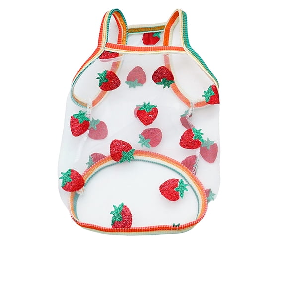 JoyMoreHome Cat Dog Shirts, Sleeveless for Breed Cat Dog Print Clothes Vest Outfit Light Soft Breathable