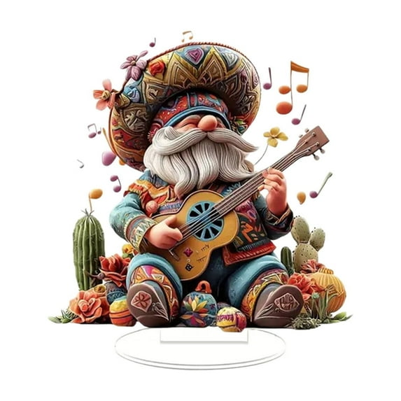 JoyMoreHome Christmas 2D Acrylic Decor, Durable Holiday Ornamet with Stand, for Tabletop, Christmas Party, Office, Livingroom, Bedroom