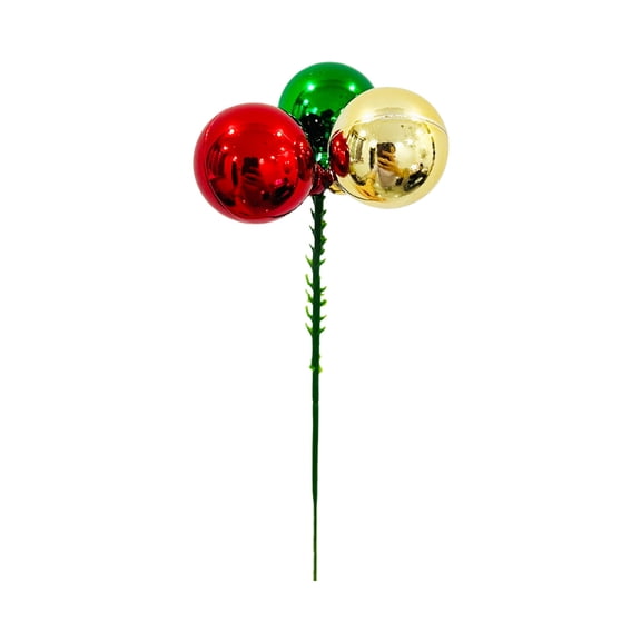 JoyMoreHome Christmas Ball Decor, Durable Shatterproof Christmas Ball Insert Branch for Vase, Christmas Tree, Holiday Party