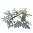 thumbnail image 1 of JoyMoreHome Christmas Candle Rings Wreaths, Kitchen Cabinet Wreaths Candle Ring for Christmas Table Centerpiece Window Chair Decor, 1 of 6