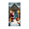 thumbnail image 1 of JoyMoreHome Christmas Door Cover, 35x71 Inch, Christmas Holiday Background Decorative Banner, for Front Door Porch Wall Decoration, 1 of 6