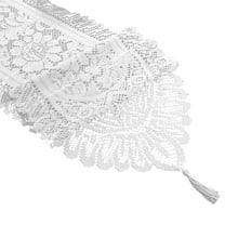 JoyMoreHome Christmas Lace Table Runner, Laces Doilies for Christmas Party, Kitchen Dining Table, Home Decor