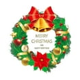 thumbnail image 1 of JoyMoreHome Christmas Large Wreath Stickers, Easy to Use, Durable Self-Adhesive Stickers, for Window, Wall, Door, Christmas Party, 1 of 6