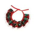 thumbnail image 1 of JoyMoreHome Christmas Pet Collar, Velvet Bow Pet Bib Cute Scarfs Necklace Neck Strap for Pet Costume Supplies, 1 of 6