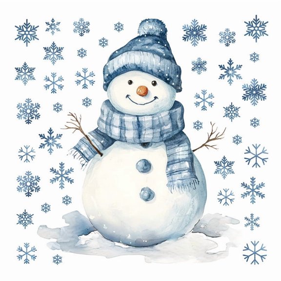 JoyMoreHome Christmas Theme Stickers, Durable Self-Adhesive Decorative Stickers, for Wall, Door, Window, Holiday Party