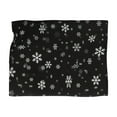 thumbnail image 1 of JoyMoreHome Christmas Winter Snowflakes Blanket, Xmas Decorative Soft Warm Throw Blanket, Lightweight Throw Blanket, Black Flannel Blankets for Sofa Couch Bedroom Bed Chair, 1 of 6