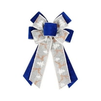 JoyMoreHome Christmas Wreath Bows, Bows for Indoor Outdoor Winter Home Bows Christmas Tree Bows for Xmas Decorations