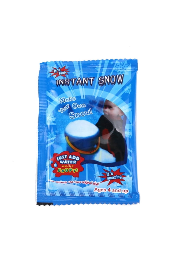 JoyMoreHome 2 Pack Instant Snow Powder Magic Fake Snow Christmas Decorations,Reusable DIY Artificial Slime Simulation Snow Super Absorbent Wedding Decor Toys for Kids