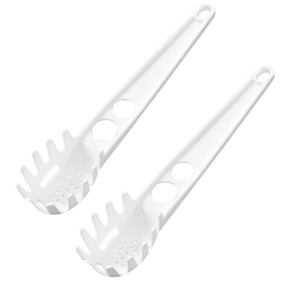 JoyMoreHome 2Pcs Kitchen Skimmer Spoon Anti-Scald Skimmer Food Pasta Noodles Easy to Use Deepen The Serrations Tool