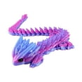 thumbnail image 1 of JoyMoreHome 3D Printed Dragon with 12 Inch Multicolor Toothless Dragon Inside, Dragon Toys Articulated Crystal Glow in The Dark Toy for Birthday Gift, Flexible Desk Figure Decor, 1 of 6