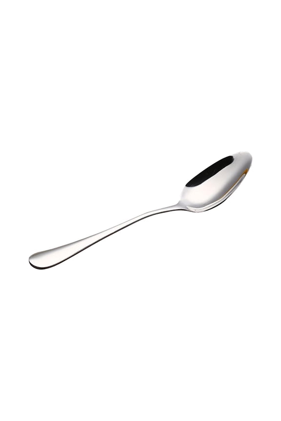 8 Inch Stainless Steel Teaspoon, Tablespoon, Silverware Spoons for Home,Kitchen or Restaurant, Dishwasher Safe