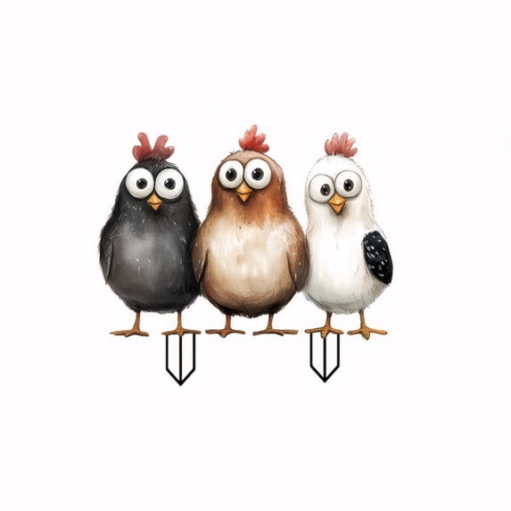 JoyMoreHome Acrylic Rooster Crafts Sculpture Decor, Interior Room and Kitchen Decor, Outdoor Lawn, Garden, Patio Art Deco and Gifts