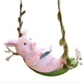 thumbnail image 1 of JoyMoreHome Animal Statue for Garden,Hanging on Tree Branch Rabbit or Pig Swing Statue Outdoor Garden Decoration, Housewarming Gift, Comes with Rope and Hook, 1 of 6