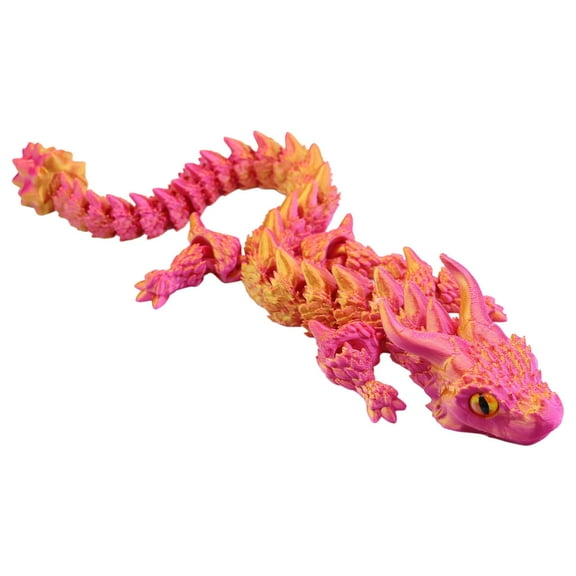 JoyMoreHome Articulating Gemstone Dragon Series - 3D Printed Dragons Flexible, Autism, Relief Anxiety - Articulated Joints