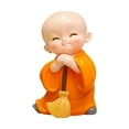 thumbnail image 1 of JoyMoreHome Buddha Statues Little Monk Figurines for DIY Zen Garden Car Dashboard Office Tabletop Shelf Home Decoration, 1 of 6