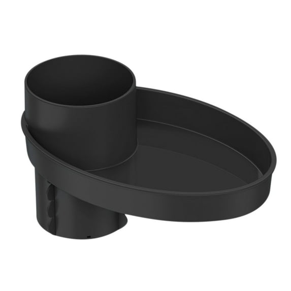 JoyMoreHome Car Seat Snack Tray, Portable Cup Holder Plate for Toys Water Glasses Accessories with Rotating Design