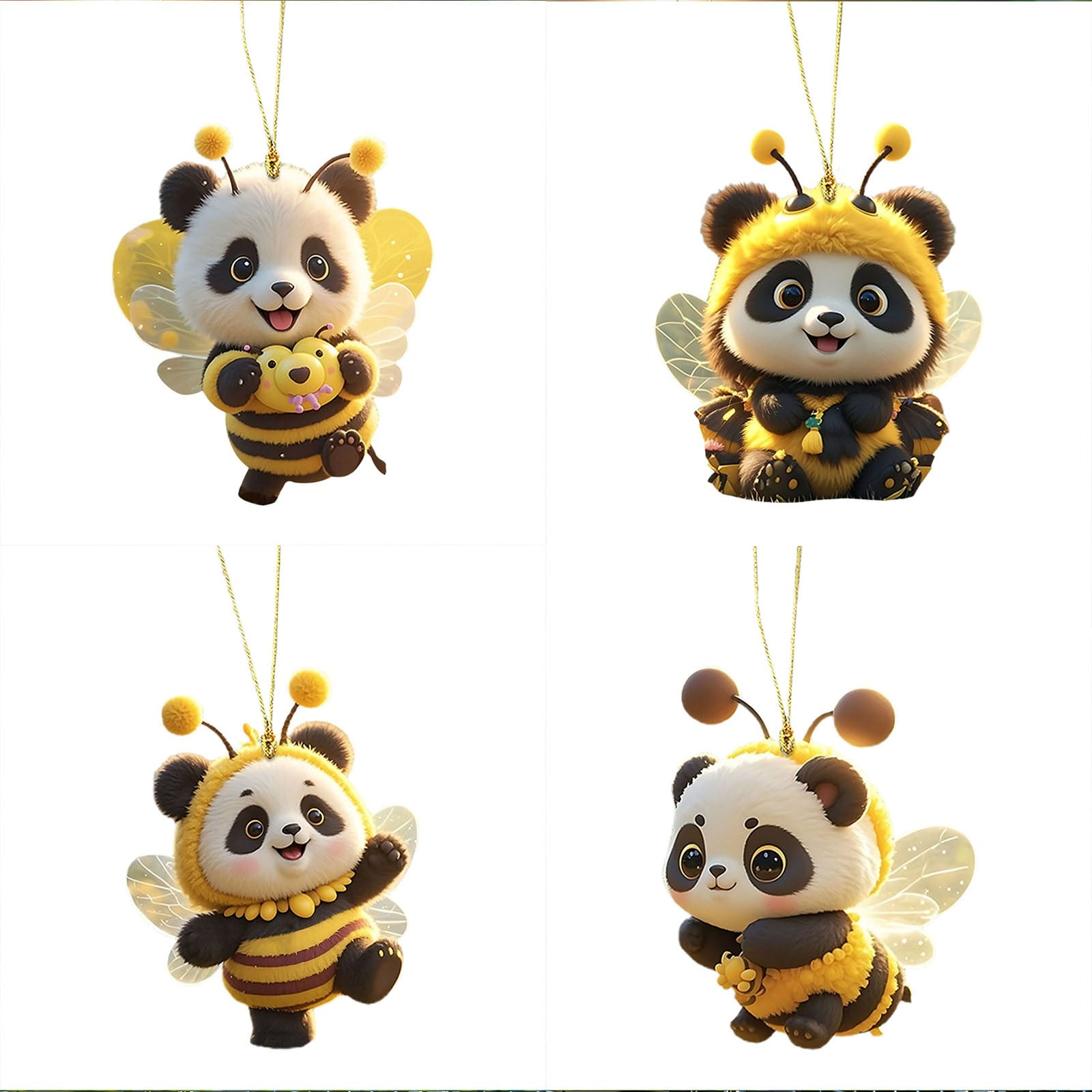 Swinging Pig Car Hanging Ornament For Rearview Mirror - View #11