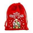 thumbnail image 1 of JoyMoreHome Christmas Drawstring Gift Bags Christmas Treat Bags Party Supplies,Small Christmas Gift Goody Bags for Xmas Holiday New Year Party Favors Supplies, 1 of 6
