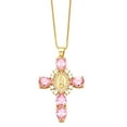 thumbnail image 1 of JoyMoreHome Cross Necklace for Women Zirconia Cross Crucifix Pendant Necklace Simple Dainty Necklace Anniversary Birthday for Women, 1 of 4