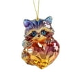 thumbnail image 1 of JoyMoreHome Crystal Shape Lovely Animal Cute kitten Car Bag Pendant Keyring Keychains, 1 of 4