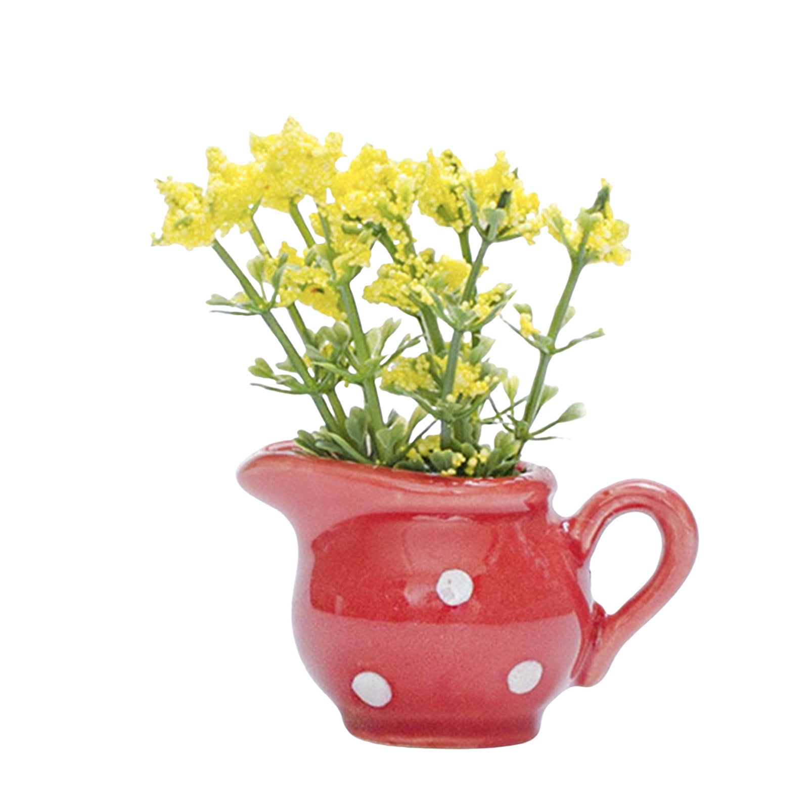 5-Pack Cute Ceramic Mini Vase Fridge Magnets - Tiny 3D Plant Magnets For Kitchen, Office, Locker Decor - View #2