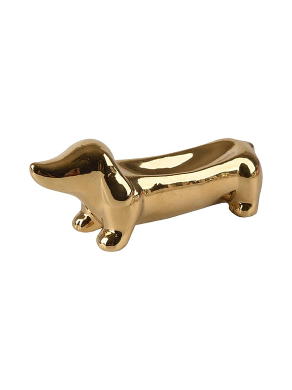 Dachshund Trinket Tray for Jewelry & Keys - Mini Decorative Dish, Dog Lover Gift, Engagement Ring Organizer