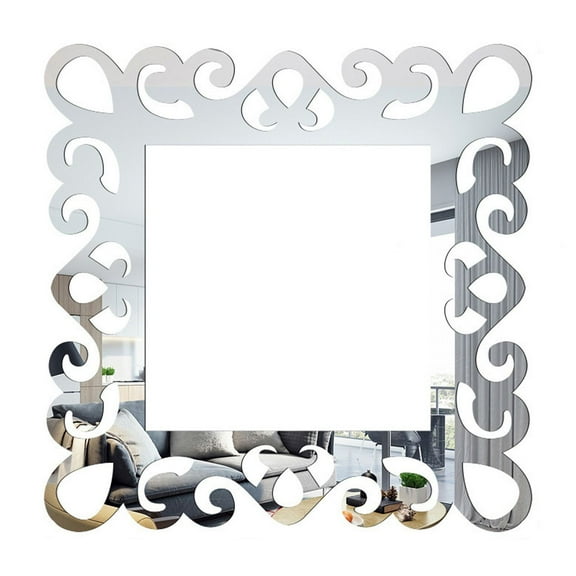 JoyMoreHome Decorator Wall Plate, Mirrored Light Switch Plate, Plexiglass Outlet Cover or Light Switch Cover, Acrylic Glass Reflective Finish, Minimalist Design