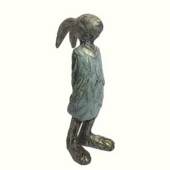 JoyMoreHome Garden Statues Rabbit, Bunny Outdoor Art Décor Animal Figurines Ornament, Statue Decorations for Garden Yard Lawn Indoor Sculpture