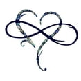 thumbnail image 1 of JoyMoreHome Infinity Heart Metal Wall Decor,Infinity Heart Wall Decor for Room Living,Wedding Decor, 1 of 5