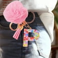 thumbnail image 1 of JoyMoreHome Initial Letter Keychain,Cute Butterfly Keychain, Initial Keychain Backpack Charms, Key chain for Women, 1 of 5