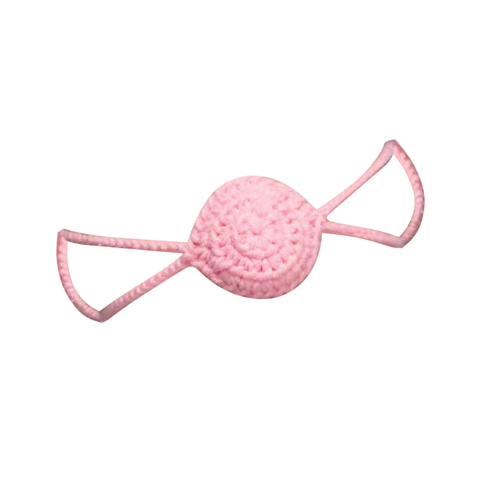 Crochet Nose Warmer For Cold Weather - Animal Shape Knitted Nose Cover (Elk/Christmas)