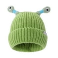 thumbnail image 1 of JoyMoreHome Playful Antennas Beanie Hat for Teens Female Lovely Cartoon Eyes Hat, 1 of 5