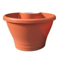 thumbnail image 1 of JoyMoreHome Railing Planter with Drainage- Bucket Pots for Balcony Railing- Metal Iron Hanging Flower Pots for Herb Planter Outdoor Deck & Rail Decor with Hook, 1 of 5