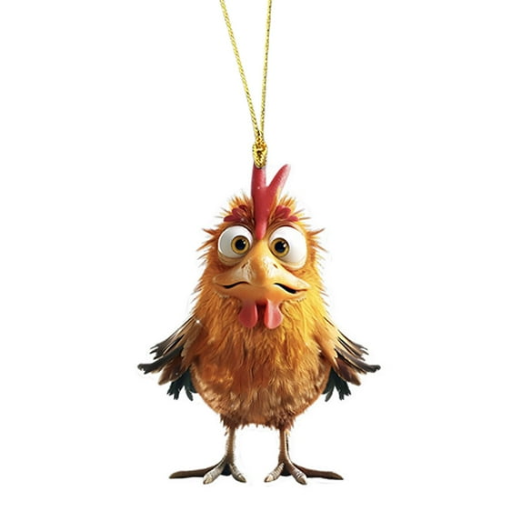 JoyMoreHome Rear View Mirror Car Charm Ornament,Hanging Pendent with Chain.Gift for Him or Her