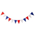 thumbnail image 1 of JoyMoreHome Red Blue White/Silver Star Garland Triangle Pennant Banner Kit ,Fourth of July USA America Independent Day Celebration Decor Party Hanging Decoration for Birthday/Wedding/Home, 1 of 6