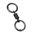thumbnail image 1 of JoyMoreHome Spring Double Ring Keychain, Nordic Retro Keychain Ring Detachable Key Clip Heavy Duty Dual Split Key Ring Zinc Alloy Dual Key Ring Holder Spring Shaped Key Accessories, 1 of 4