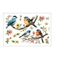 thumbnail image 1 of JoyMoreHome Static Window Clings Flower Bird Window Stickers Reusable DIY Floral Tree Branches Window Decals Double Sided Anti Collision Non-Adhesive Window Cling for Home Office Decor, 1 of 7