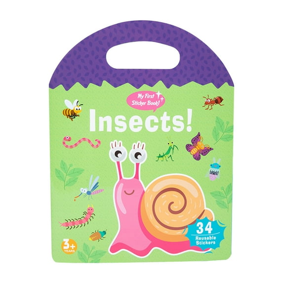 JoyMoreHome Sticker Book Reusable -Removable Stickers Toy for Fashion Activity, Creative Sticker Story Books for Birthday Gifts