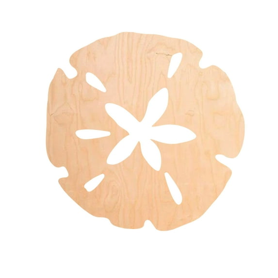 JoyMoreHome Summer Coastal Sand Dollar Wall Decor Beach Art Decor Wood Ocean Sand Dollar Wooden Coastal Wall Art Hanging Signs for Home Bathroom Bedroom