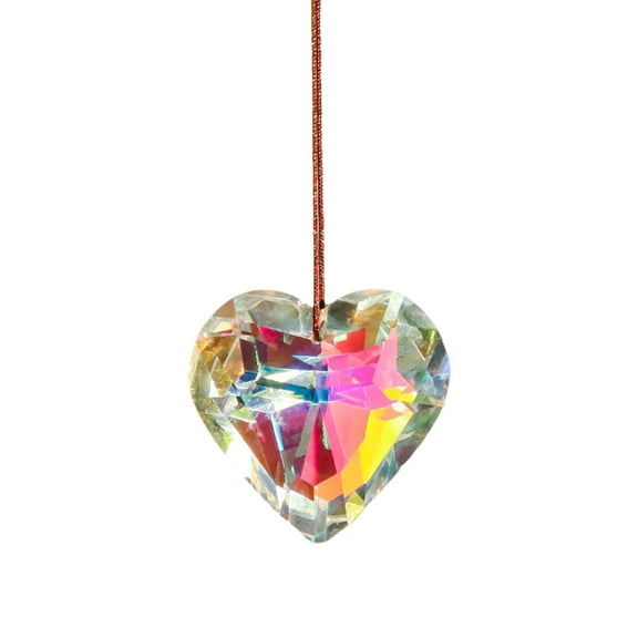 JoyMoreHome Sun Catchers with Crystals, Hanging Suncatchers for Windows, Colored Crystals Prisms Glass Pendant Suncatchers Beads for Chandeliers, Garden Decoration , Automotive Interior