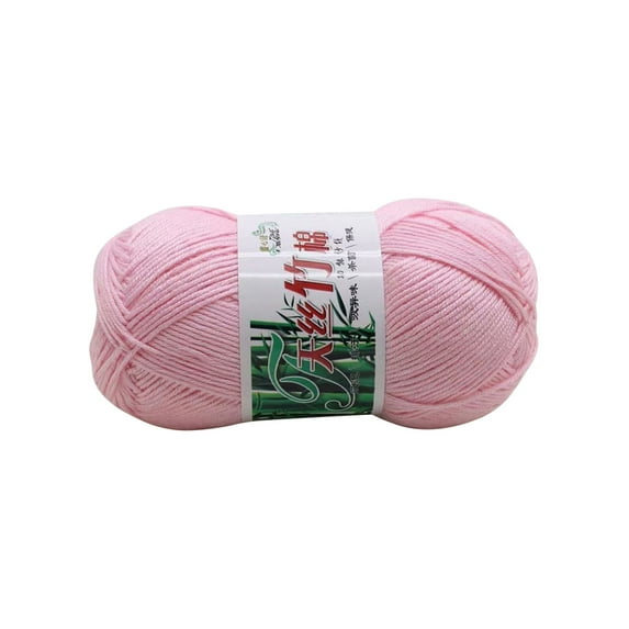 JoyMoreHome Clearance Tencel Bamboo Cotton Blend Yarn – Bamboo Charcoal-Infused Fiber with Skin-Softening Milk Cotton-Safe Hand-Knitting