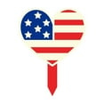 thumbnail image 1 of JoyMoreHome Wooden American Flag Garden Stake, USA Yard Sign Lawn Decoration Indoor Outdoor Patriotic Decor for July 4th Independence Day Memorial Day Party, 1 of 5